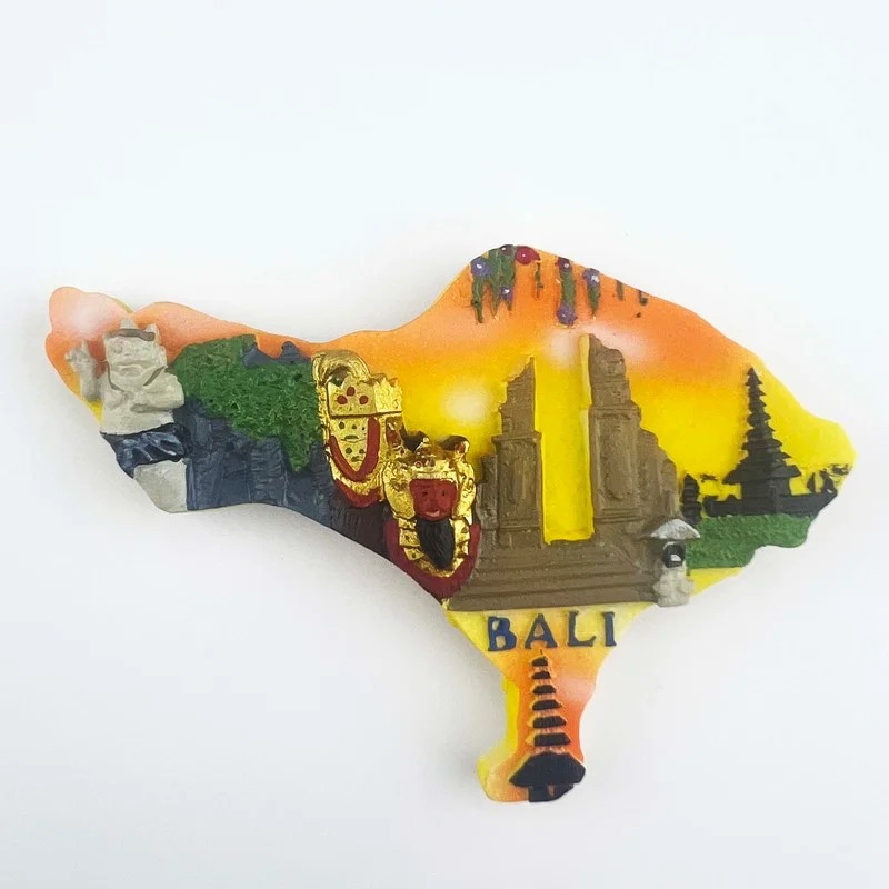 Home Decor Bali - Endonezya buzdolabı mıknatısları Bali turist hediyelik