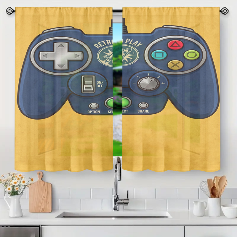 Home Decor Youtube Videos - Oyun Denetleyicisi Perde Paneli Retro Video