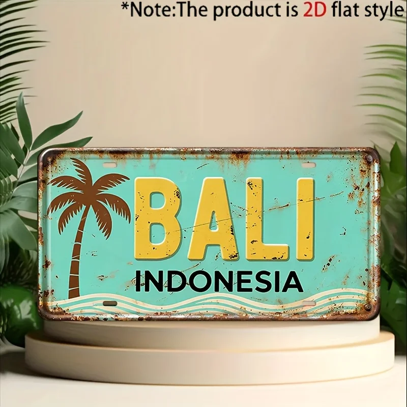 Home Decor Bali - 2D Düz, 1 adet Vintage 