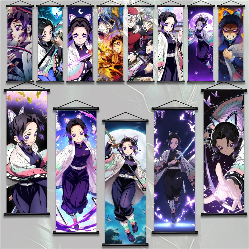 Home Decor Furniture - Shinobu Kocho Demon Slayer Sanat Kumaş