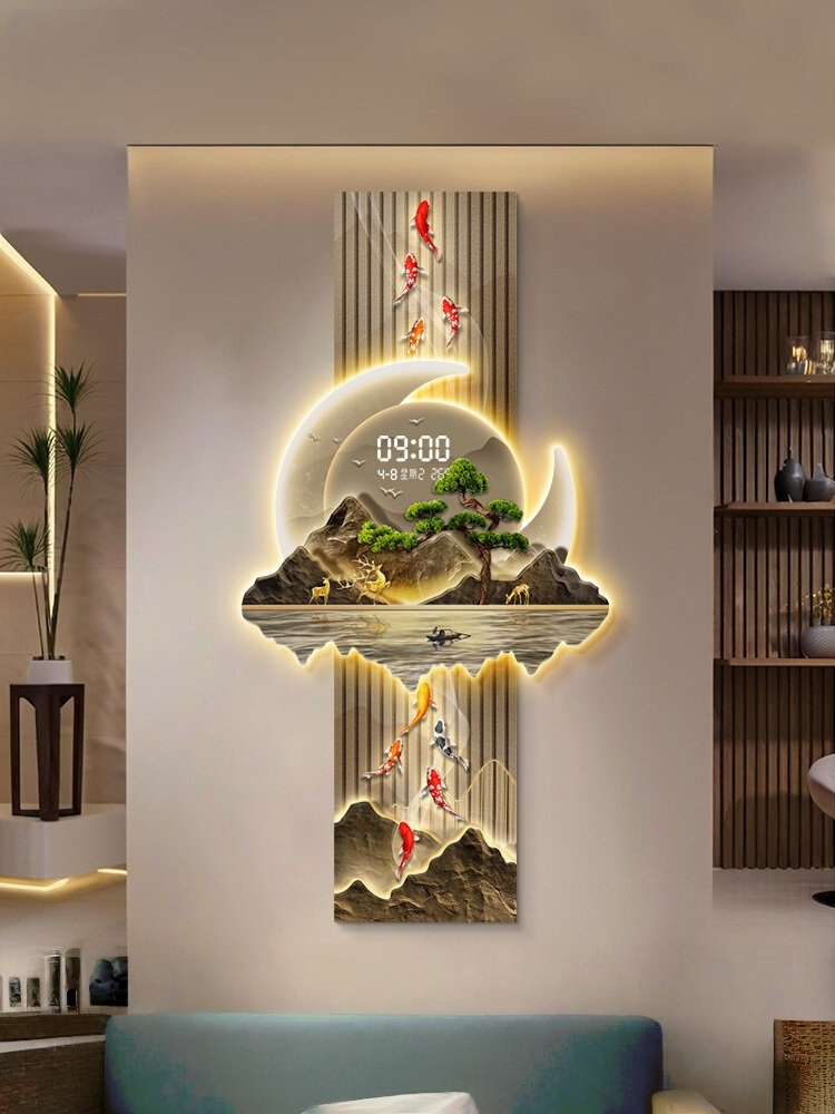 Wall Clock Silent - Tasarım Lüks Duvar Saatleri Oturma Odası