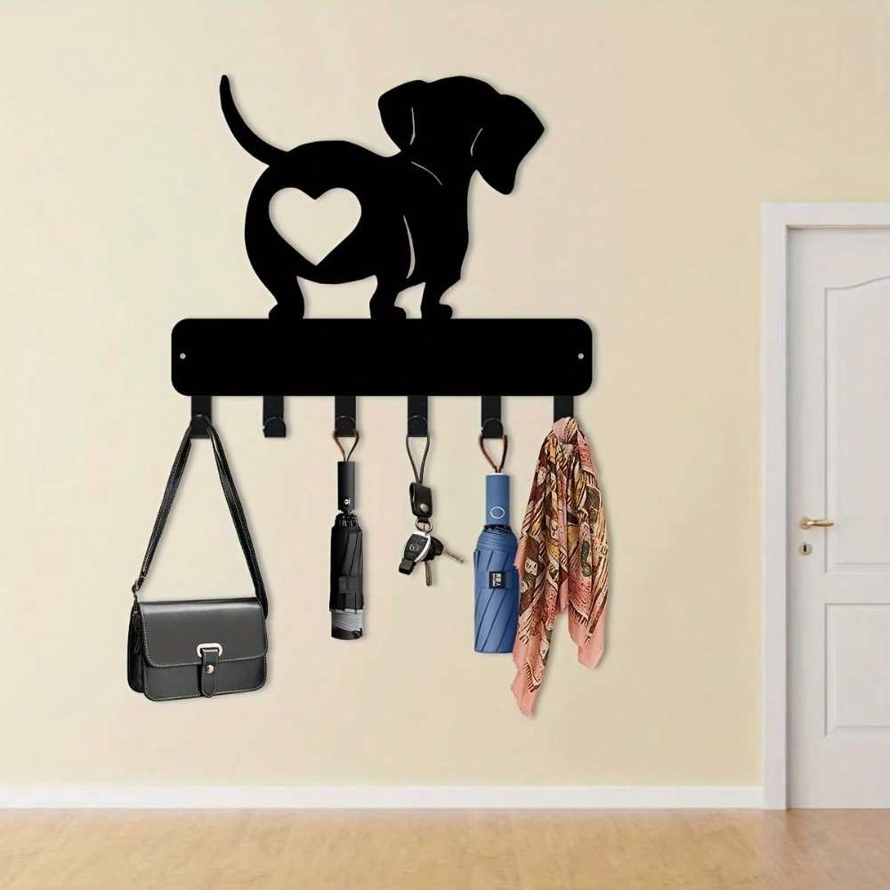 Home Decor Trends - Dachshund Metal Anahtarlık Askısı - Anahtarlar,
