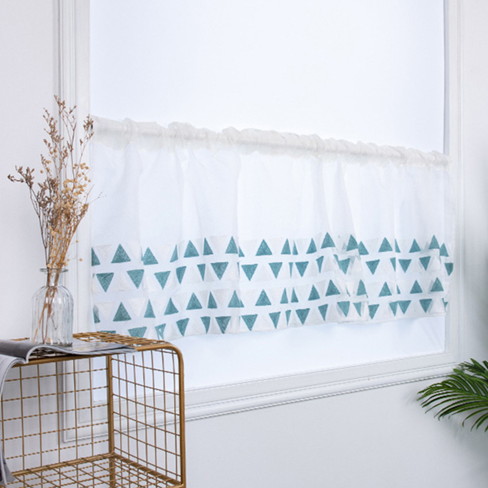 Home Decor Curtains - Yarım Perde Pencere Kısa Hassas Karartma