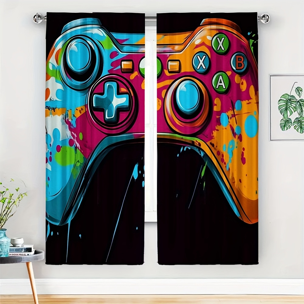 Home Decor Youtube Videos - 2PC Video Oyunu Oyun Denetleyicisi Perdeleri