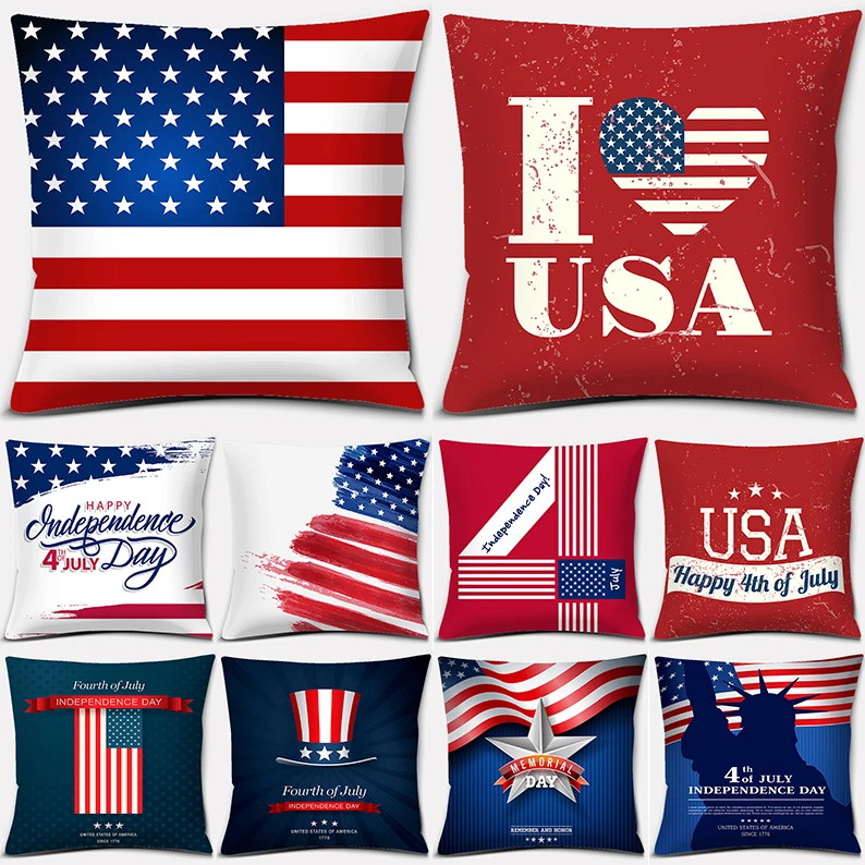 Home Decor Kuching - Amerikan Bağımsızlık Günü Serisi ABD'yi Seviyorum