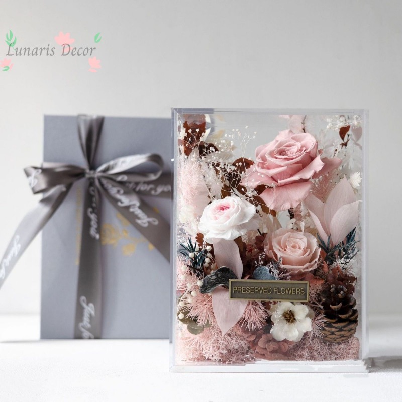 Home Decor Express - Premium çiçek kutusu sonsuz çiçek kalıcı