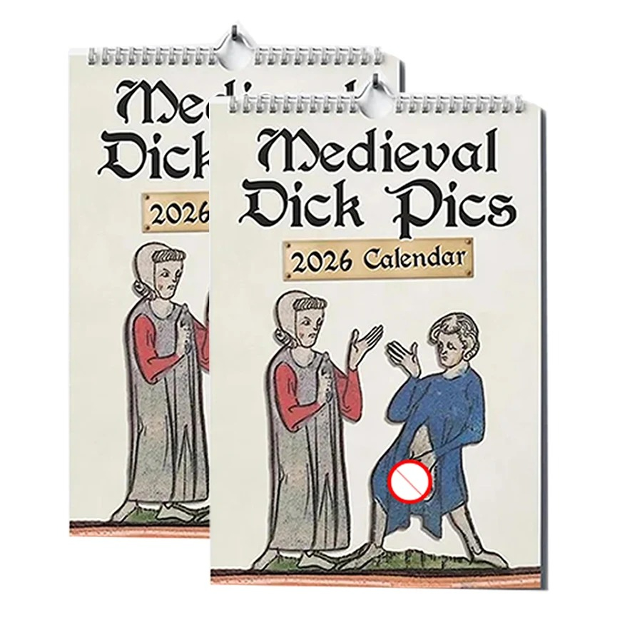 Home Decor Medieval - 1/2 adet 2026 Ortaçağ Mizahı Duvar