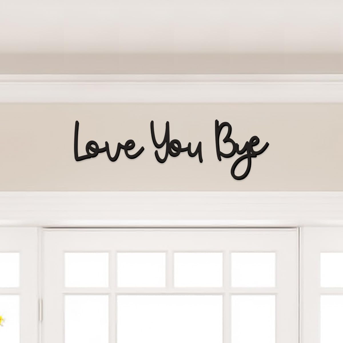 Home Decor Express - Aşk Bye ahşap işareti ev dekor