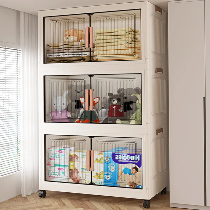 Home Decor Furniture - Katlanabilir Toz Geçirmez Saklama Dolabı Gardırop