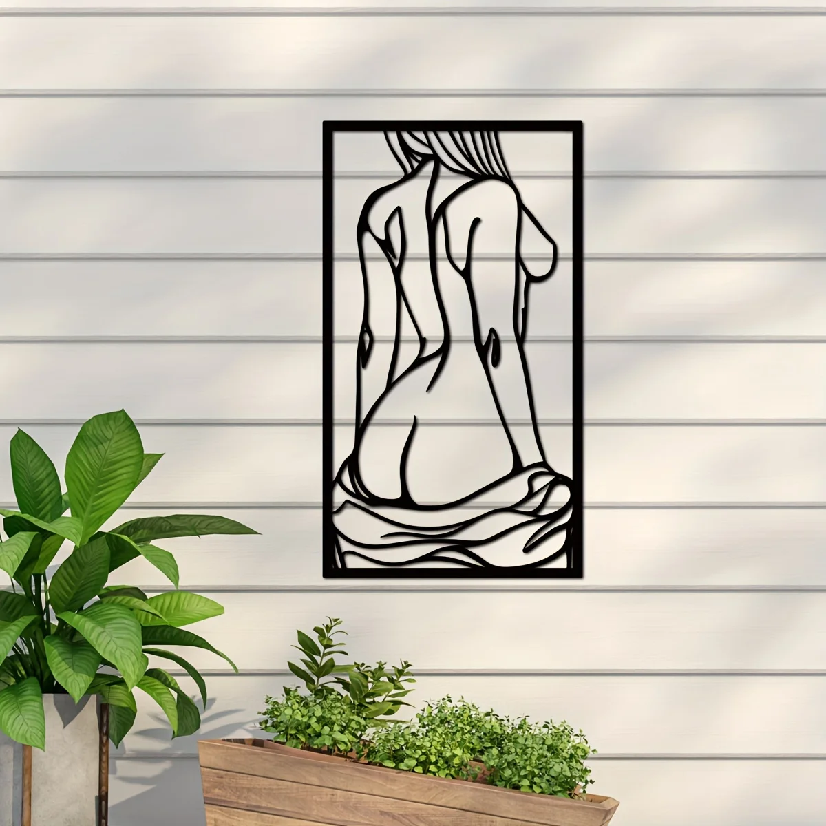 Home Decor Trends - 1 adet Metal Sanat Duvar Dekoru,