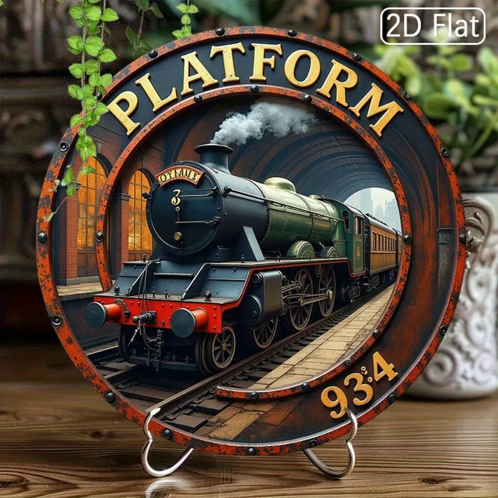 Home Decor Express - Platform 9 3/4 Hogwarts Ekspresi Metal