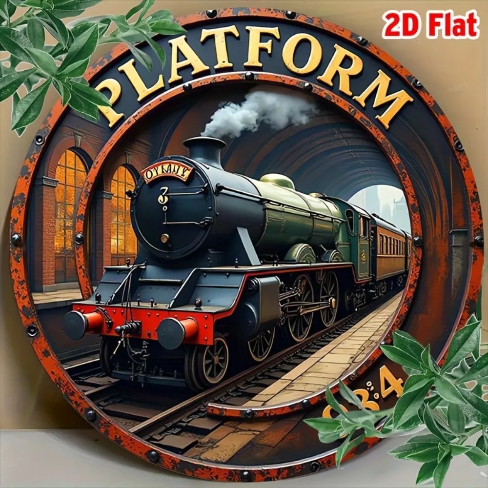 Home Decor Express - Teneke Levha - Vintage Dayanıklı Metal