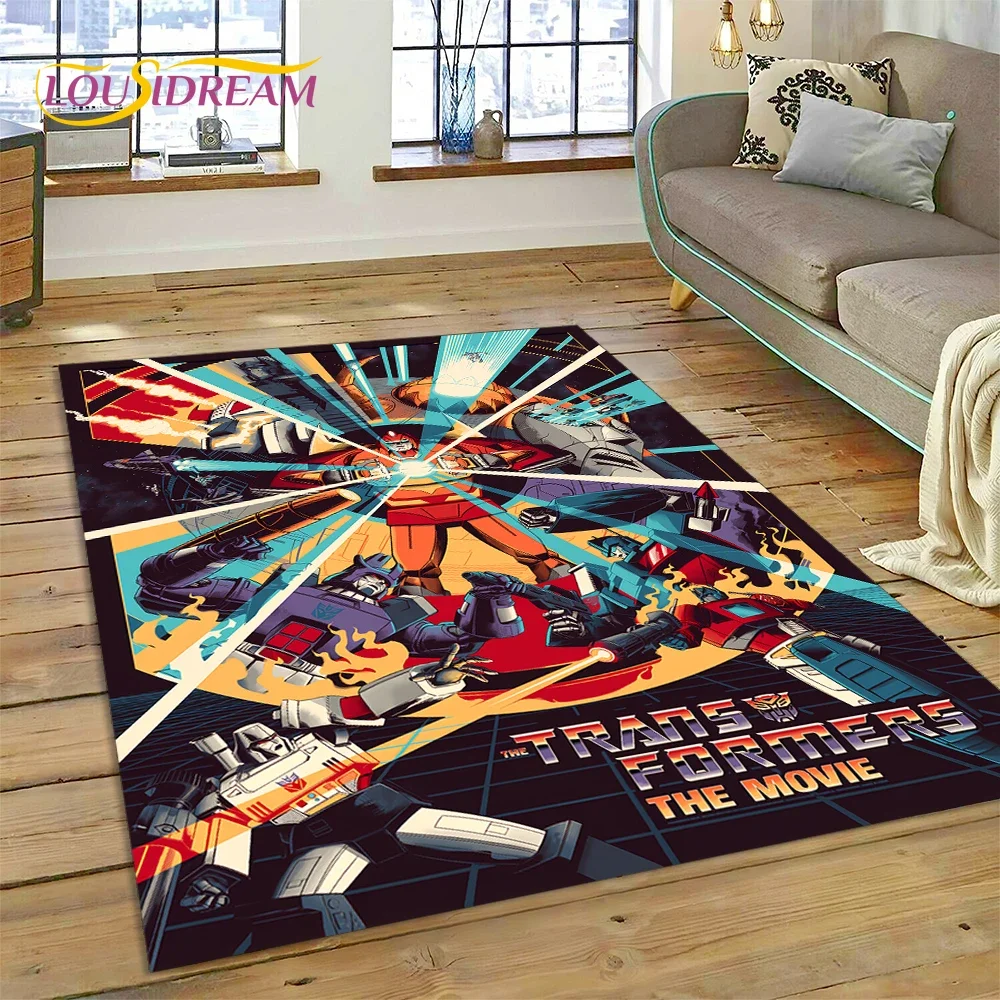 Home Decor Online Game - Karikatür T-Transformers Autobots 3D Halı Halı