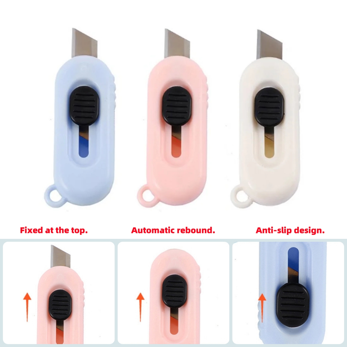 Home Decor Express - Oval Mini Taşınabilir Maket Bıçağı Ev