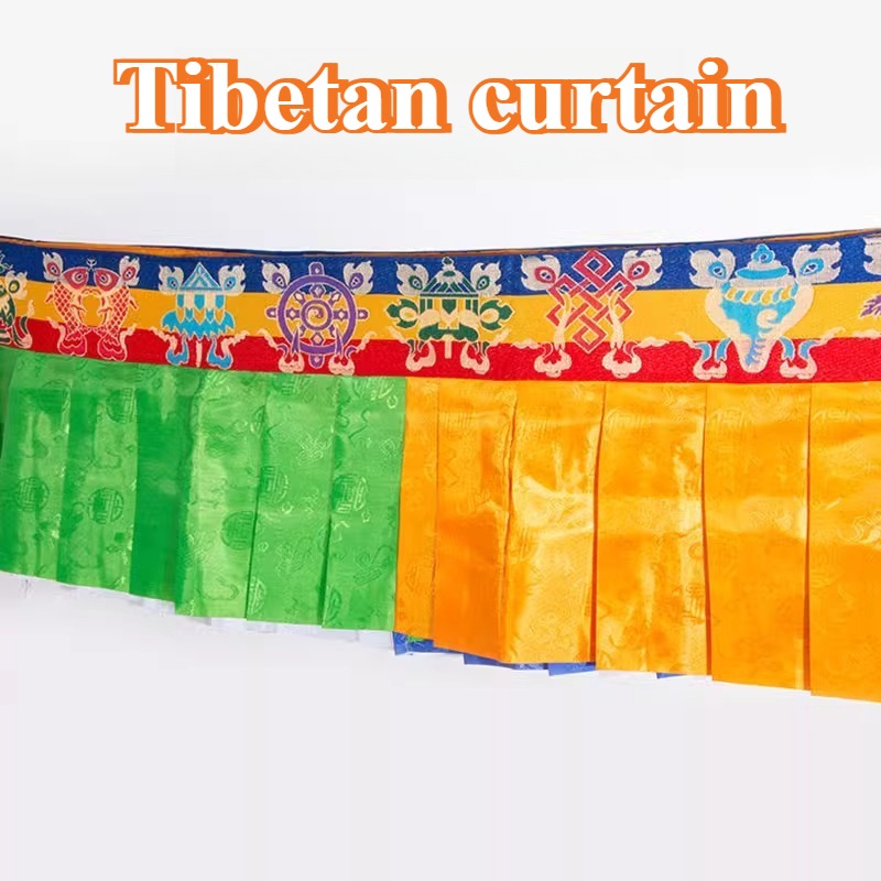 Home Decor Curtains - 5M Tibet Masa Çevresi Sekiz Şanslı