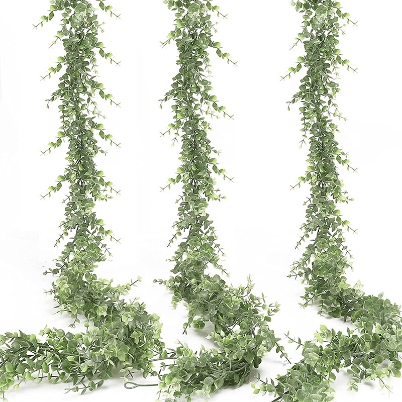 Artificial Hanging Plants - 6Ft 1.8 M Ins Okaliptüs Duvar