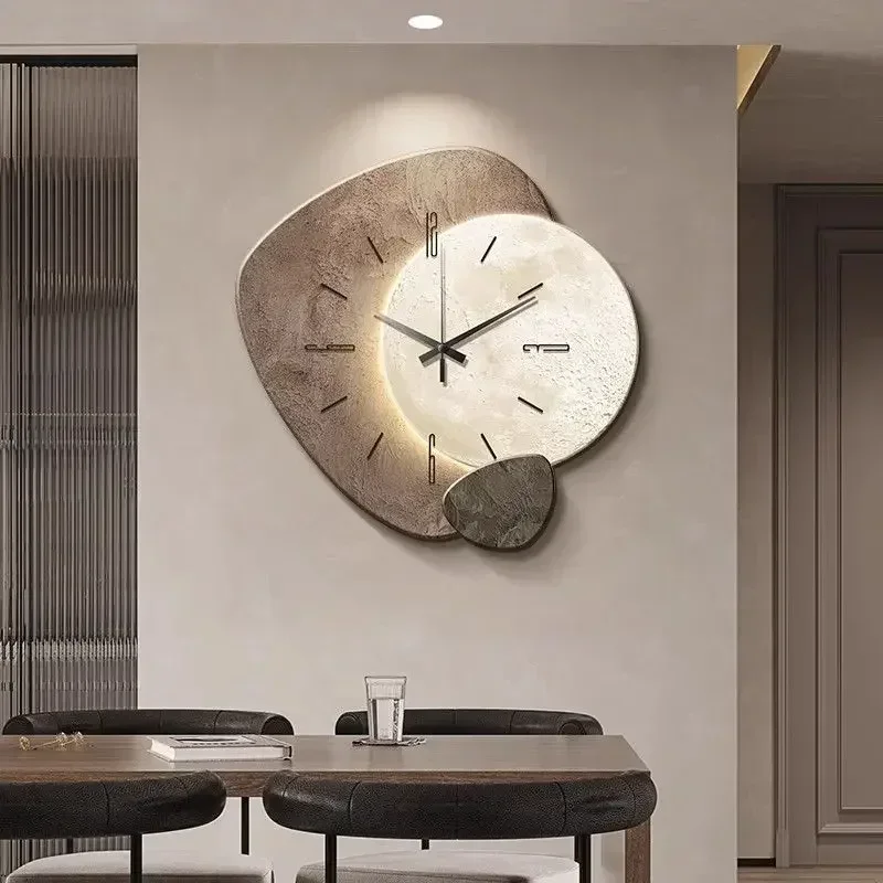 Wall Clock Silent - 2025 Işık Tasarımlı Modern Saat Minimalizm