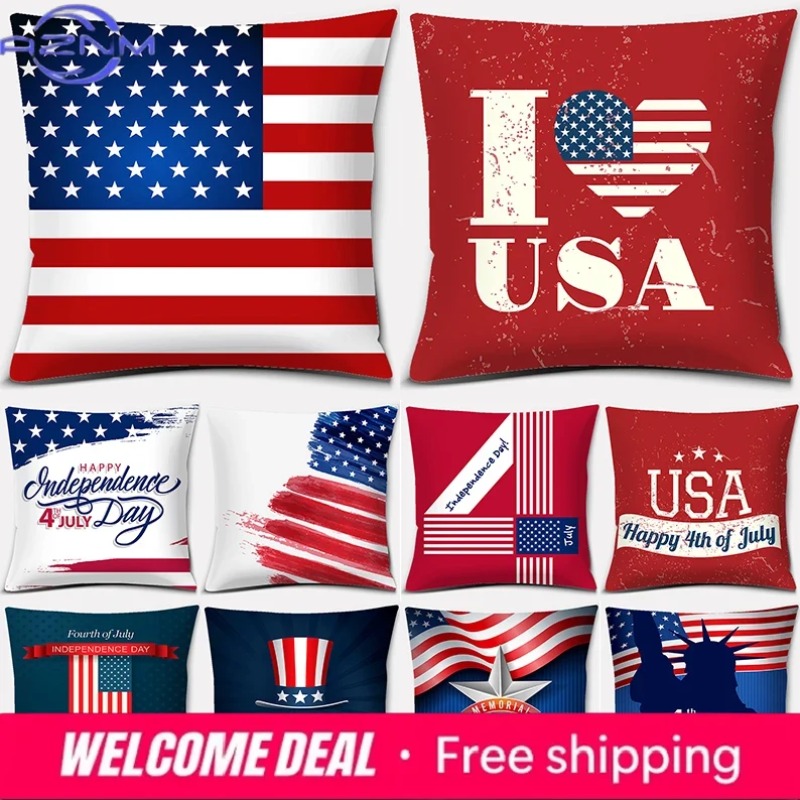 Home Decor Kuching - Amerikan Bağımsızlık Günü Serisi ABD'yi Seviyorum
