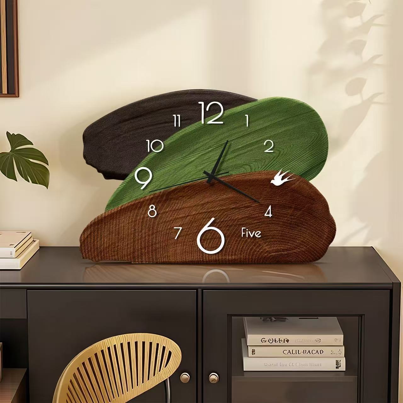 Retro Yeşil Duvar ve Masa Çift - Wall Clock Silent incelemesi ve fiyatı