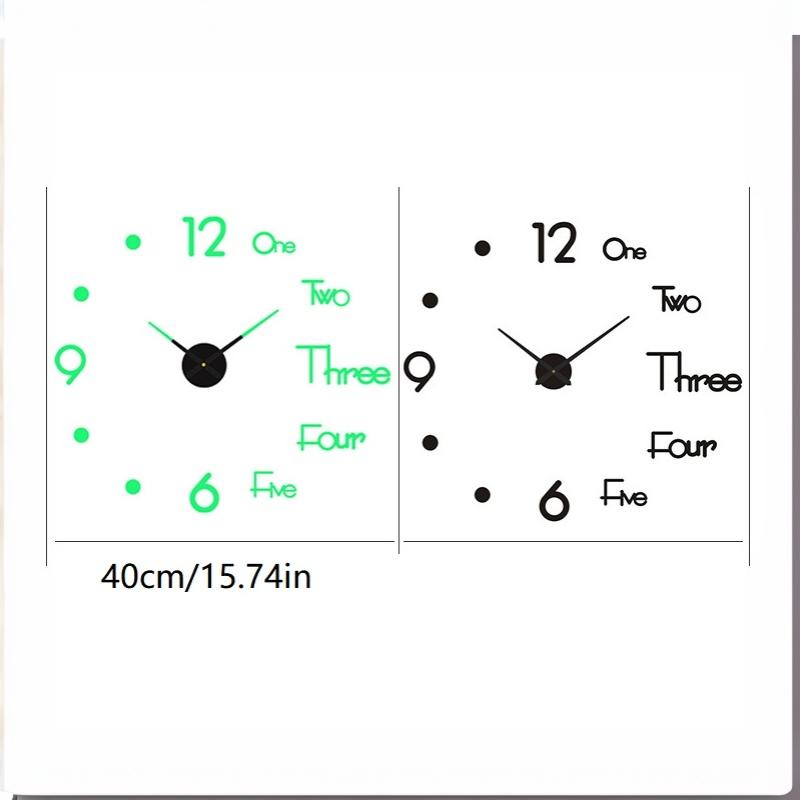 Işıklı Kendin Yap Duvar Saati  - Wall Clock Silent incelemesi ve fiyatı