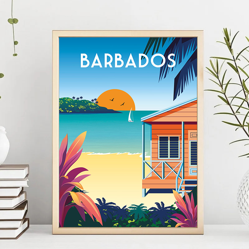 Seyahat resimli tuval boyama C - Home Decor Bali incelemesi ve fiyatı