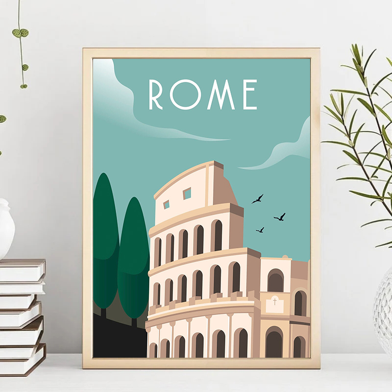 Seyahat resimli tuval boyama C - Home Decor Bali incelemesi ve fiyatı