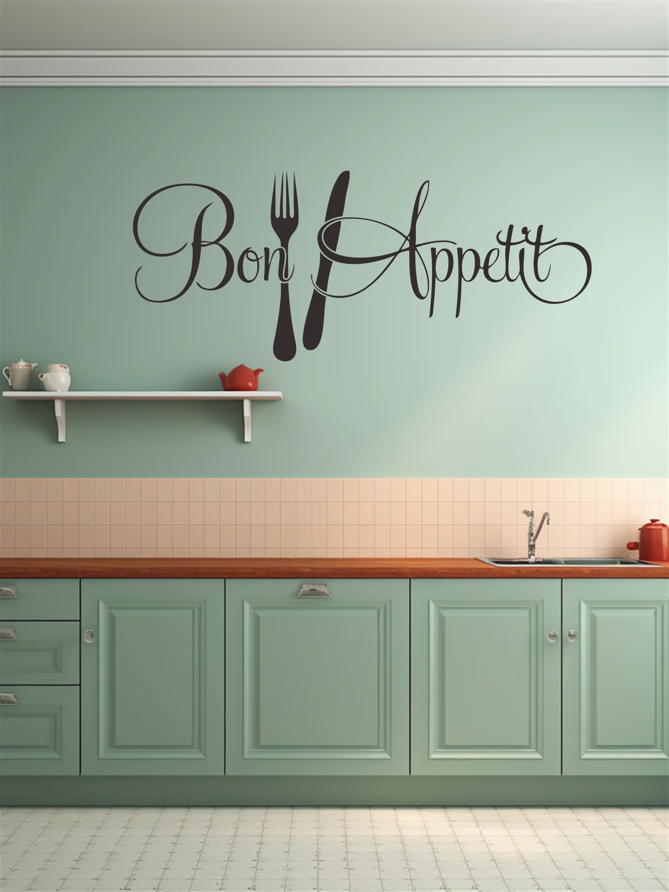 Çatal ve bıçak ile 1 adet Bon  - Home Decor Free App incelemesi ve fiyatı