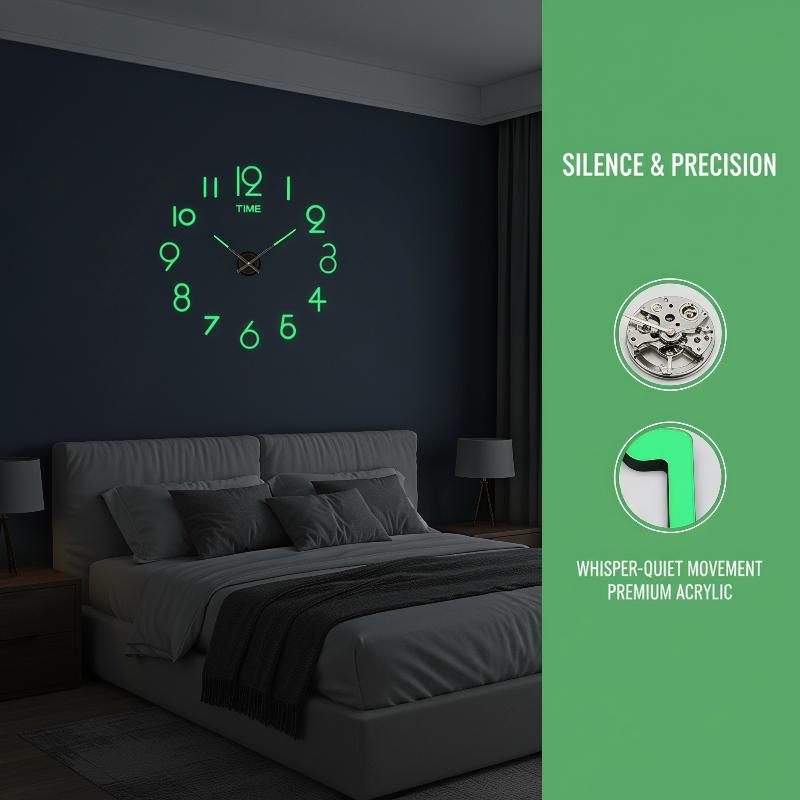 Akrilik Ayna 3D DIY Duvar Saat - Wall Clock Silent incelemesi ve fiyatı