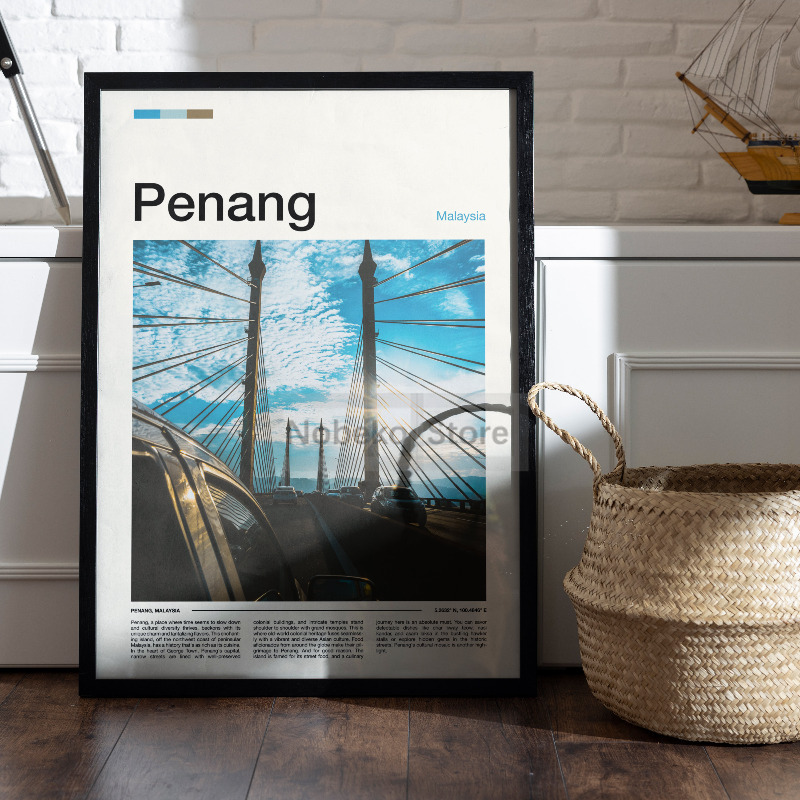 Asya malezya seyahat posterler - Home Decor Kuching incelemesi ve fiyatı