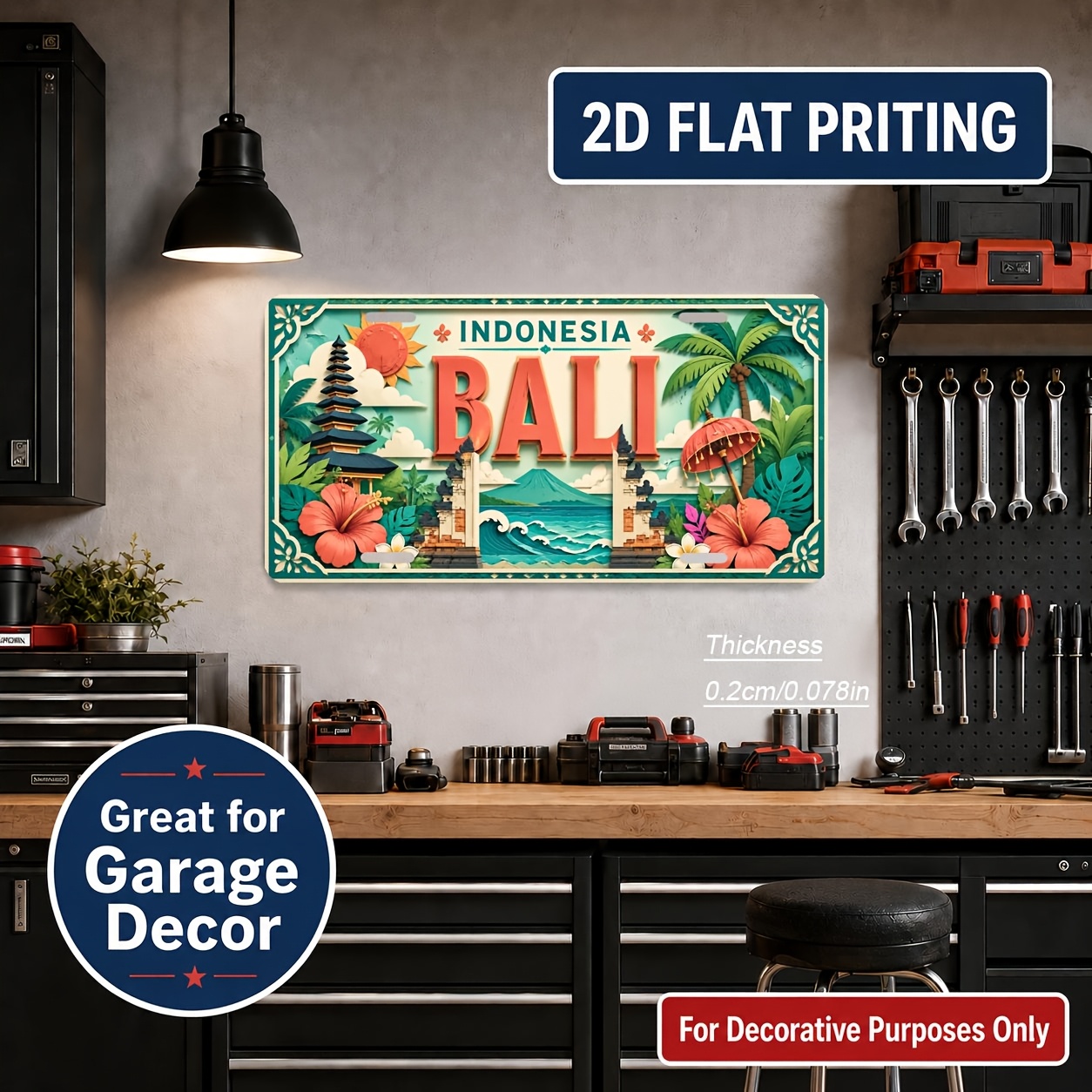 2D Düz - 【2D Düz】 2D Düz, 1 ad - Home Decor Bali incelemesi ve fiyatı