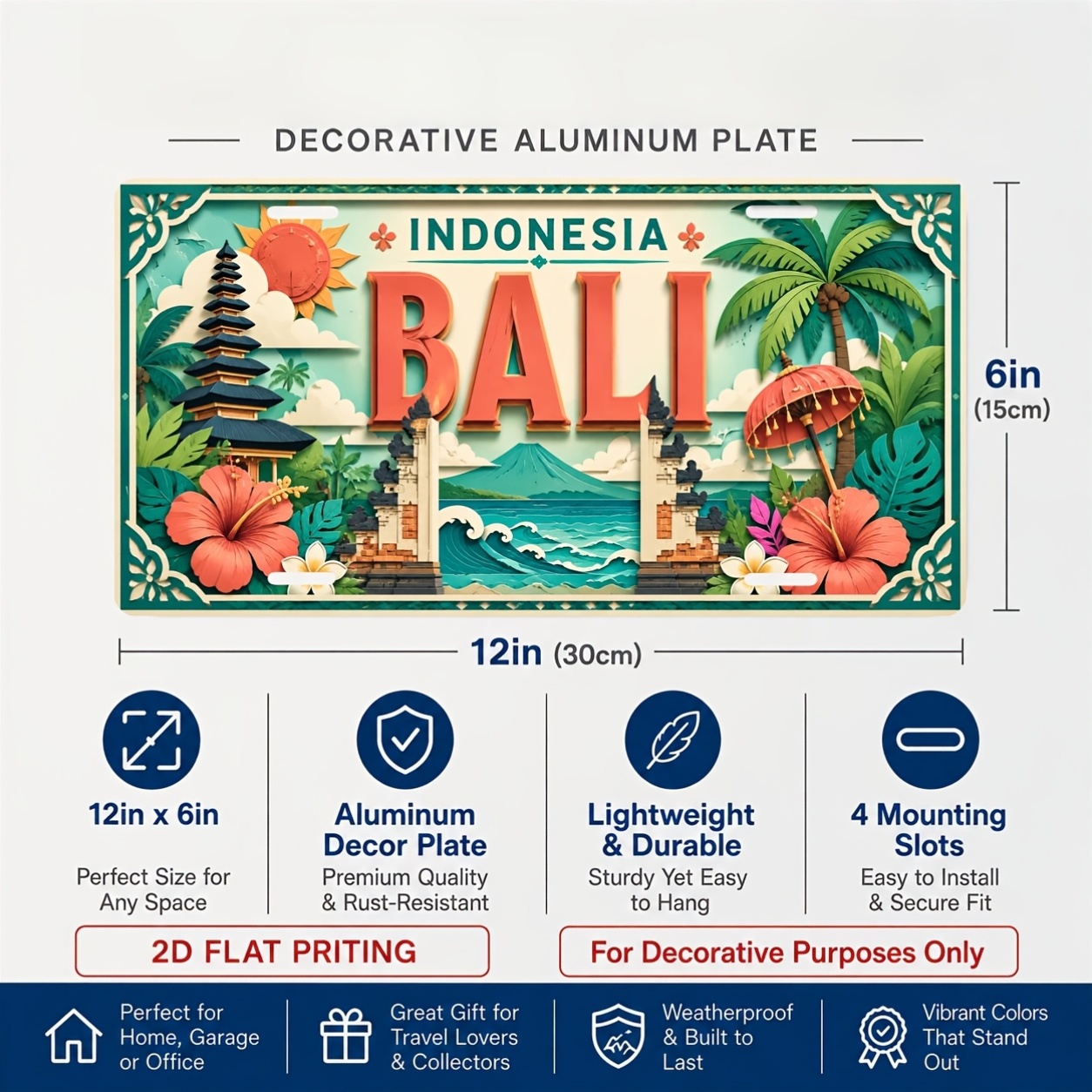 2D Düz - 【2D Düz】 2D Düz, 1 ad - Home Decor Bali incelemesi ve fiyatı