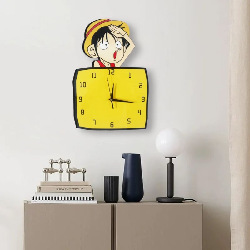 Maymun· D·Luffy sevimli tatlı  - Wall Clock Silent incelemesi ve fiyatı