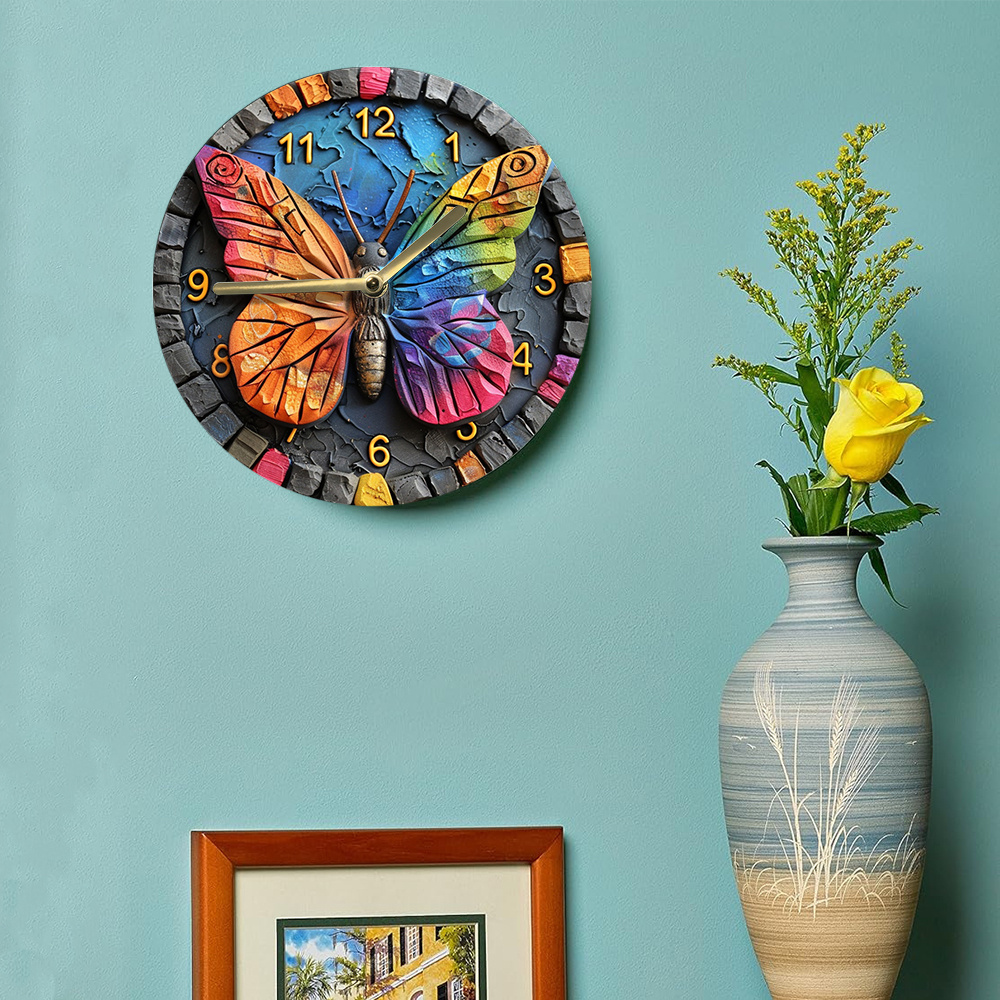 1 Parça 8 İnç (20X20 Cm) Kuvar - Wall Clock Silent incelemesi ve fiyatı