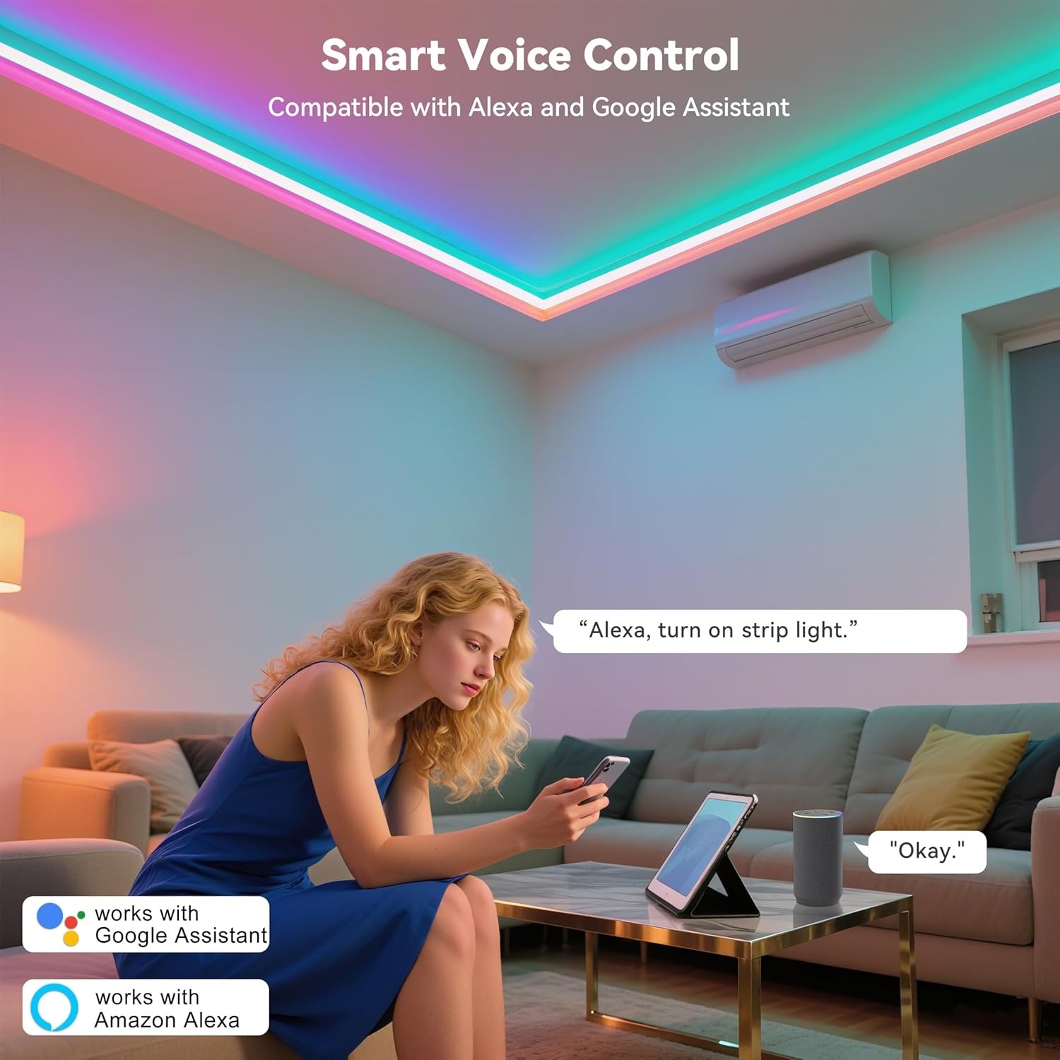 10M 20M 30M RGB LED Işık Şerid - Home Decor Free App incelemesi ve fiyatı