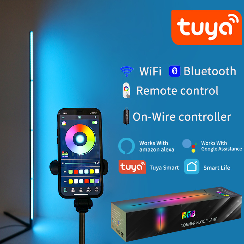Tuya RGBIC LED Zemin Lambası 1 - Home Decor Free App incelemesi ve fiyatı