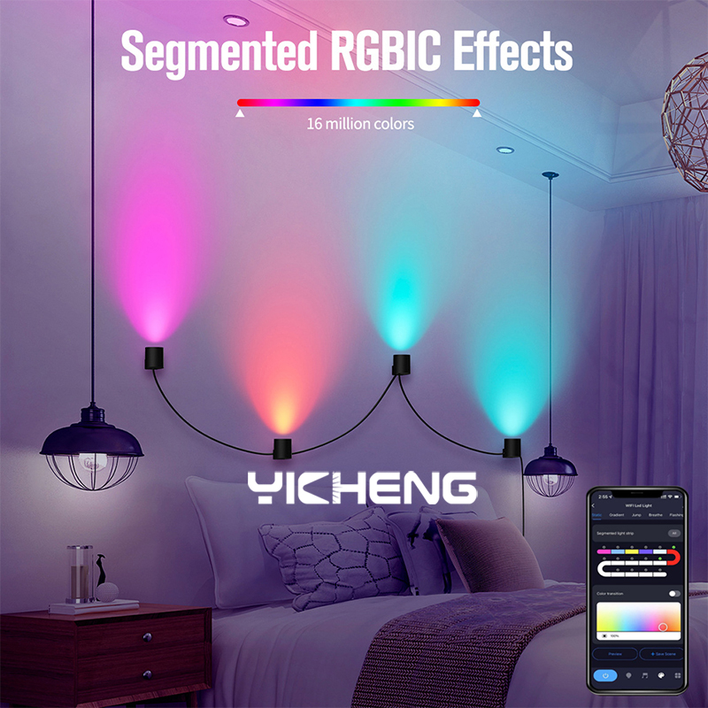 RGBIC Akıllı Duvar Lambası TUY - Home Decor Free App incelemesi ve fiyatı