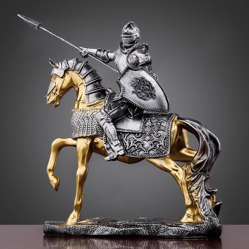 Ev Dekor Heykel Şövalye Bronz  - Home Decor Medieval incelemesi ve fiyatı
