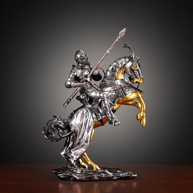 Ev Dekor Heykel Şövalye Bronz  - Home Decor Medieval incelemesi ve fiyatı