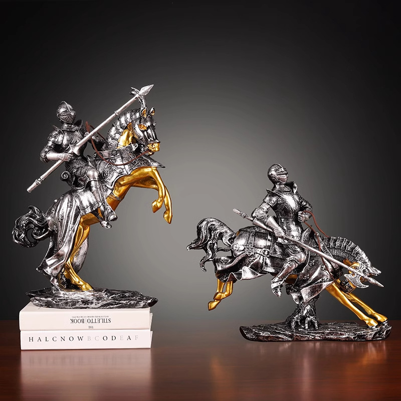 Ev Dekor Heykel Şövalye Bronz  - Home Decor Medieval incelemesi ve fiyatı