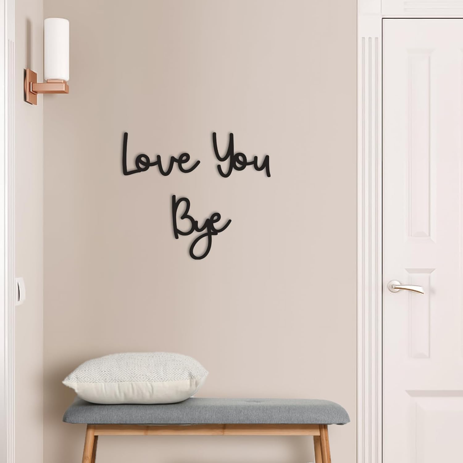 Aşk Bye ahşap işareti ev dekor - Home Decor Express incelemesi ve fiyatı