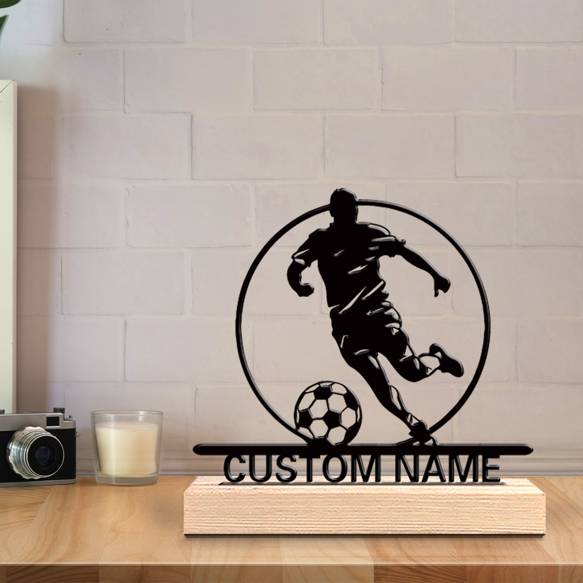 İsme Özel Metal Futbolcu Heyke - Home Decor Furniture incelemesi ve fiyatı