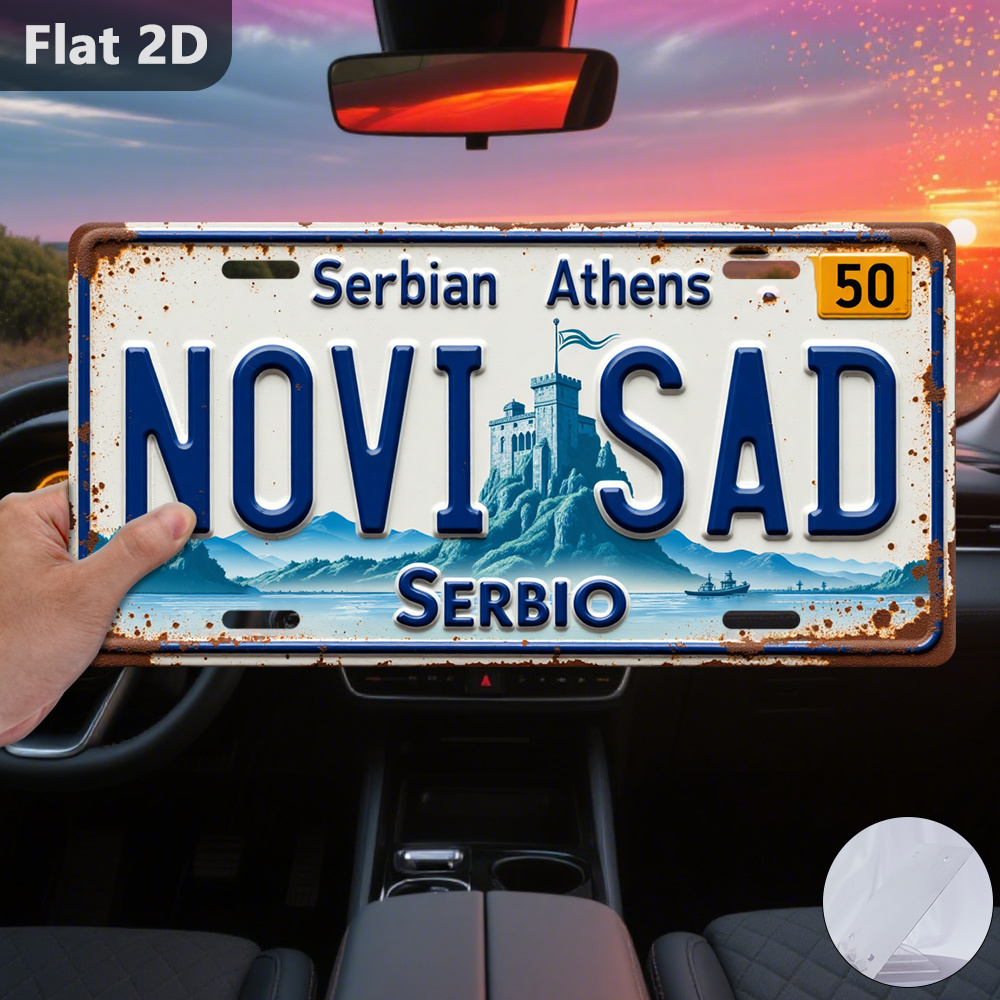 Vintage 2D Teneke Tabela Novi  - Home Decor Novi Sad incelemesi ve fiyatı