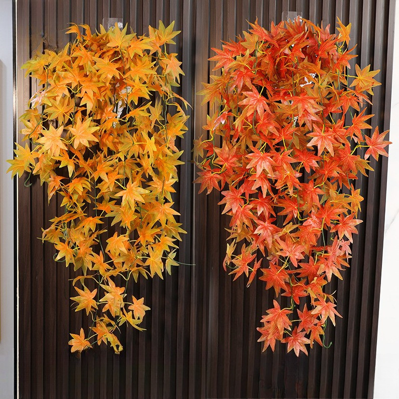 Yapay 5 Çatallı Akçaağaç Yapra - Artificial Hanging Plants incelemesi ve fiyatı