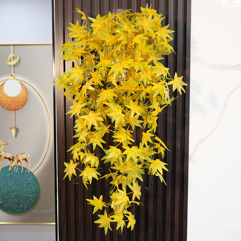 Yapay 5 Çatallı Akçaağaç Yapra - Artificial Hanging Plants incelemesi ve fiyatı
