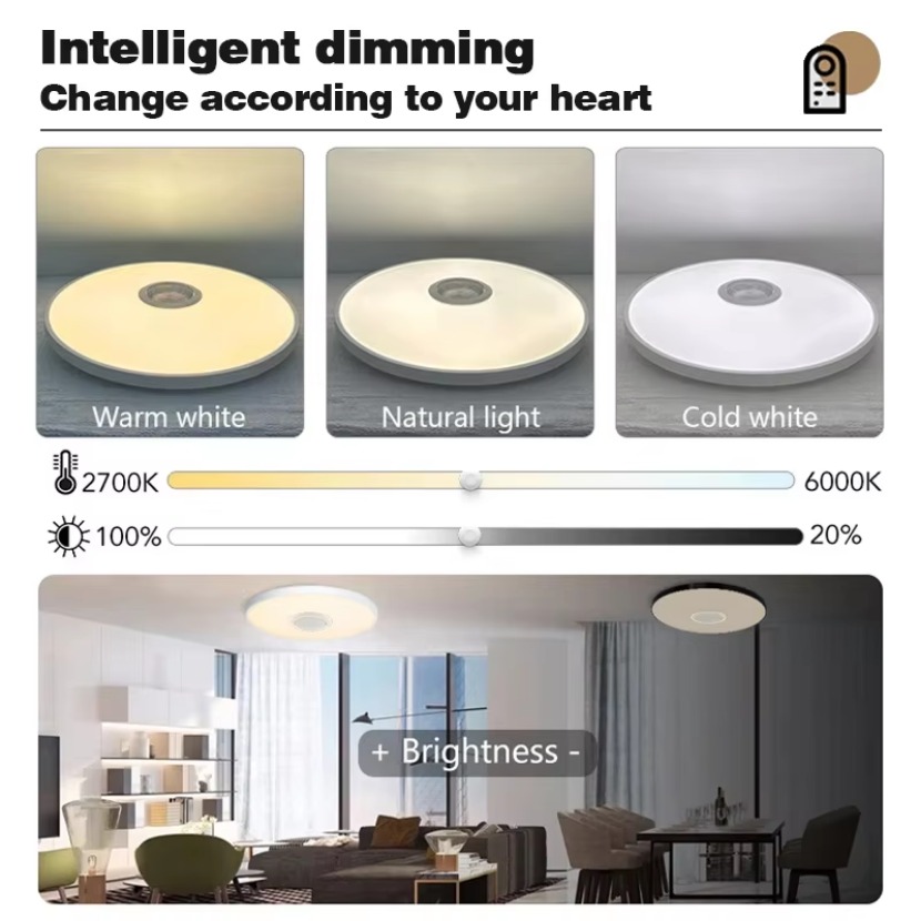 TUYA Akıllı Müzik Tavan Işık L - Home Decor Free App incelemesi ve fiyatı