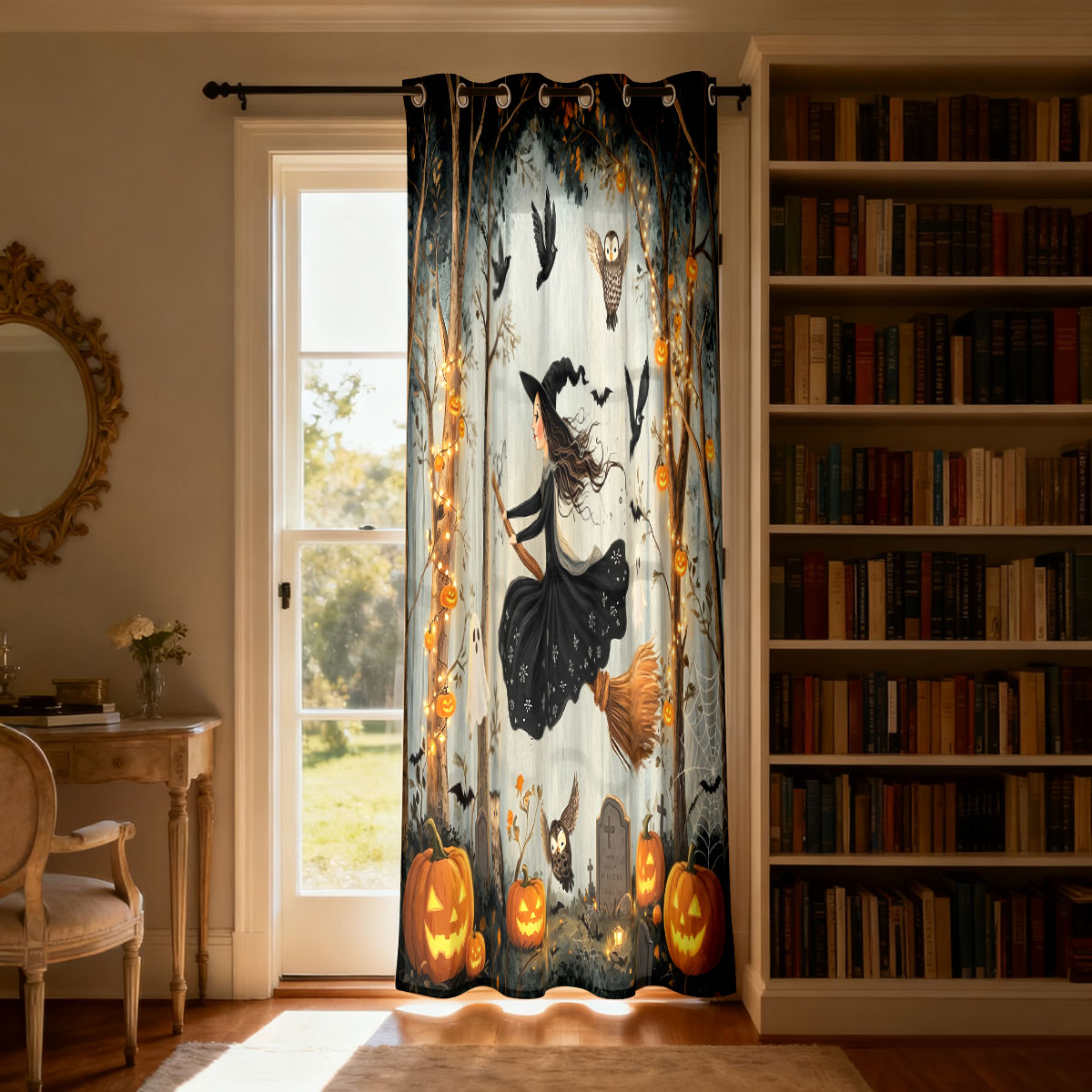 1 adet cadılar bayramı cadı ka - Home Decor Curtains incelemesi ve fiyatı