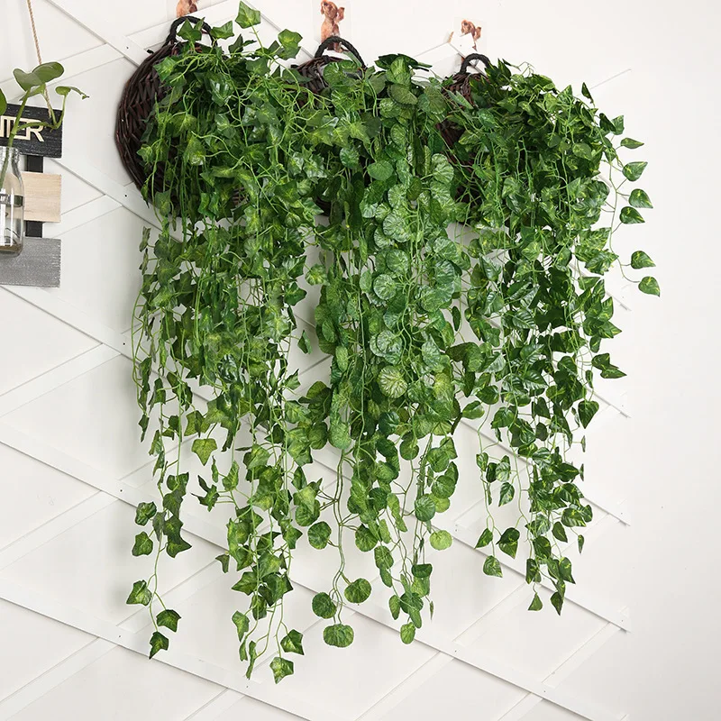 90cm yapay yeşil turp duvara a - Artificial Hanging Plants incelemesi ve fiyatı