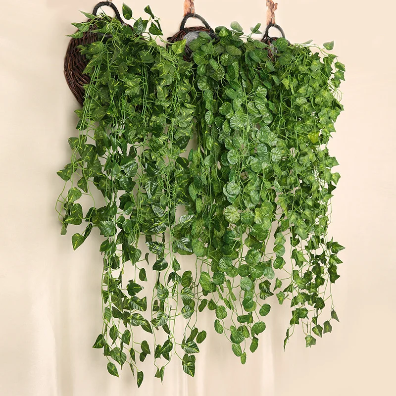 90cm yapay yeşil turp duvara a - Artificial Hanging Plants incelemesi ve fiyatı