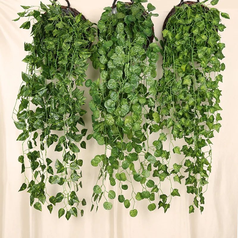 90cm yapay yeşil turp duvara a - Artificial Hanging Plants incelemesi ve fiyatı
