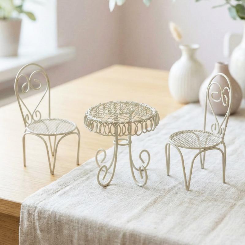 1/3 adet Dollhouse bahçe ekran - Home Decor Furniture incelemesi ve fiyatı